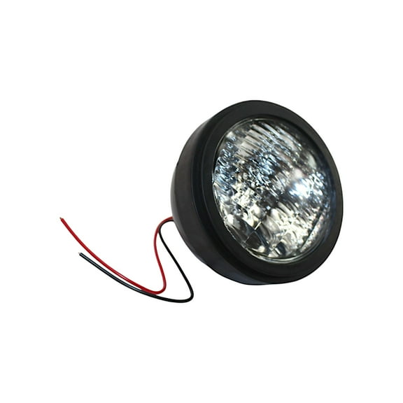 12-volt Sealed Beam Headlight Assembly (For Flat Top Fenders) Fits International Ford John Deere Massey Allis Chalmers Case Cockshutt Minneapolis Moline White Oliver Tractor  AT13381 RE19080 267185