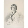 thumbnail image 3 of Franz Xaver Winterhalter 14x18 Black Modern Framed Museum Art Print Titled - Portrait of Baroness Gudin, Nee Margareth Louis Hay (1842), 3 of 5