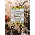 thumbnail image 3 of Darling Souvenir MADE WITH LOVE PersonalizedWelcomeSignFor Baptism,Sunflower BorderParty Supplies Great For Your Celebrations- 18x 12, 3 of 5