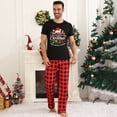 thumbnail image 2 of Lvotionpl 2026 Matching Family Christmas Pajamas Set, Christmas PJs Short Sleeve Top and Pants, Holiday Sleepwear, Xmas Pajama Sets, 2 of 5