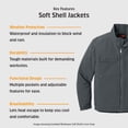 thumbnail image 6 of CornerStone Unisex Duck Bonded Soft Shell Jacket | Durable Water Resistant Outerwear for Men & Women, Multiple Zipper Pockets, 6 of 6