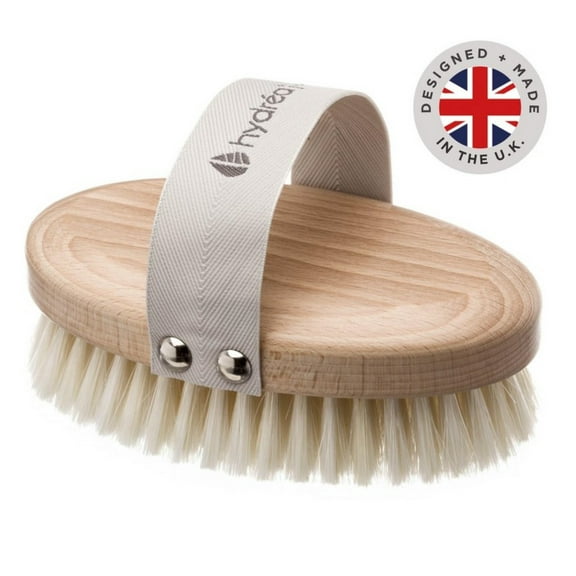 Hydrea London Professional Spa Balancing Bath Brush with Natural  Cactus and Nylon Bristles
