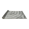 thumbnail image 2 of Ahgly Company Indoor Square Abstract Gray Modern Area Rugs, 3' Square, 2 of 4