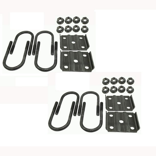 (2) Ubolt Kits for Mounting 3,500lb Round Trailer Axles 51/2" Long U