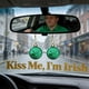 thumbnail image 5 of Decoraciones para la fiesta del Día de San Patricio | Sombrero de paja de plástico verde y dorado con colgantes de moneda | Pack de 2 adornos colgantes para celebrar el Día de Irlanda, 5 of 6