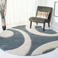 thumbnail image 2 of SAFAVIEH Shag Ivory Solid Area Rug, Grey, 8' x 10', 2 of 10