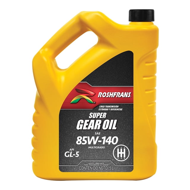 Aceite transmisión estándar Multigrado Roshfrans Super Gear Oil 85W-140 5 L ROSHFRANS SAE 85W-140