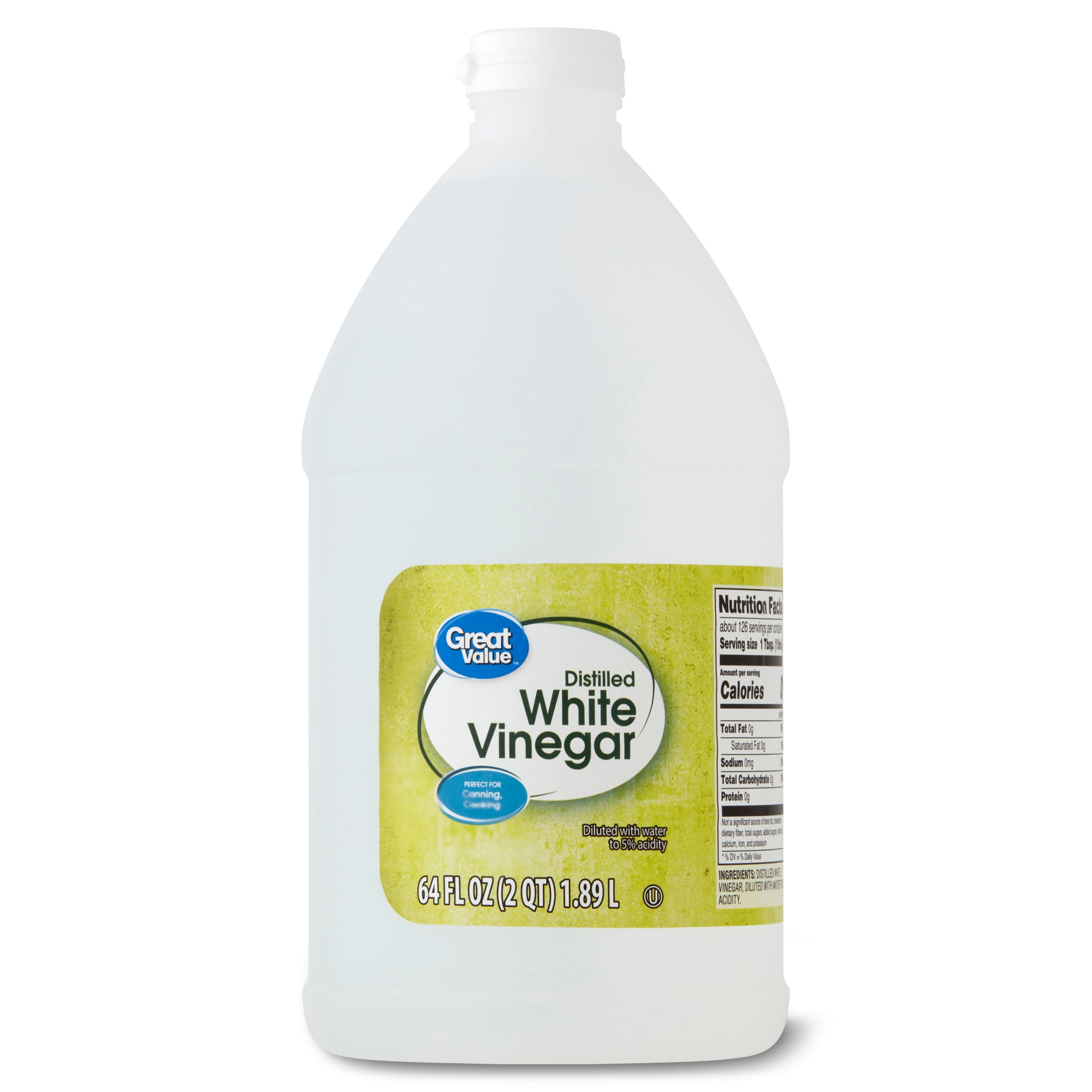 Great Value Distilled White Vinegar, 64 fl oz