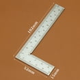 thumbnail image 2 of Mini regla de medición de 5 x 10 cm, cuadrada de acero inoxidable para carpinteros (1), 2 of 5
