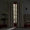 thumbnail image 5 of Martha Stewart Spellbound Blackout Lined Curtain Panel Pair, Champagne, Pole Top/Back Tab, Indoor, Adult, 2 Piece Set, 50" x 84", 5 of 11