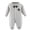 Grey, variant on Sngxgn Baby Girls Ruffle Bodysuit Solid Long sleeved Onesie Casual Plain Blouse Romper(White,59)