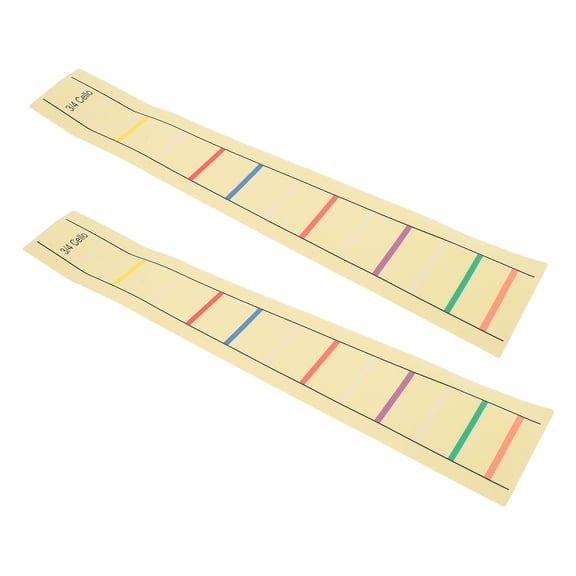 LOLIPPYY 2-Pack Beige PVC Cello Fingerboard Positioning Stickers for Easy Note Identification and Learning