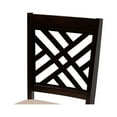 thumbnail image 3 of Baxton Studio Caron Modern and Contemporary Sand Fabric Upholstered Espresso Brown Finished Wood 5-Piece Dining Set, 3 of 5