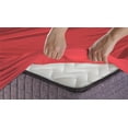 thumbnail image 5 of Extra Soft Full Size Fitted Sheet Bamboo Rayon Deep Pocket 15", Moisture Wicking,Cooling, Breathable,Coral, 5 of 5