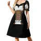 thumbnail image 3 of Dirndl Okterbfest Disfraz de Halloween Cultura alemana Vestido sin mangas Vestido Vestido Mujer Vestidos Damas Verano, 3 of 7