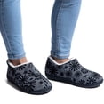 thumbnail image 4 of RockDove Women's Bootie Slippers with Memory Foam, Ladies Warm Closed Back House Shoes with Non-Slip Outdoor Rubber Sole, 4 of 6