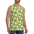 thumbnail image 2 of Fotbe Men's Funny Chicken Print Men's Sleeveless Muscle Tank Tops Casual T-Shirts for Gym Workout Beach-XX-Large, 2 of 8