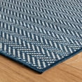 thumbnail image 5 of Dash & Albert Herringbone Machine Washable Rug, 2' x 3', Navy, 5 of 7