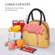 thumbnail image 5 of Fotbe Bolsa de Almuerzo con Estampado, Lonchera Aislada, Contenedor de Comida Reutilizable Tipo Cooler a Prueba de Fugas, 5 of 6