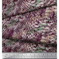 thumbnail image 2 of Soimoi Cotton Cambric Fabric Snake Animal Skin Decor Fabric Printed Yard 56 Inch Wide, 2 of 3