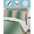 thumbnail image 4 of Quilts Full Size, Sage Green Khaki Ombre Soft Comforter Bedding Set for Bed, Modern Abstract Art Gradient Lightweight Quilted Bedspread with Pillow Cover(2 Pieces) for All Season, 78x90 Inch, 4 of 6