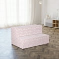 thumbnail image 4 of Swans Foldable Mattress, Blush Tone Royal Aquatic Bird, 74.8" x 39.4", Pale Pink Cream, by Ambesonne, 4 of 6