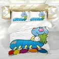 thumbnail image 5 of The Very Hungry Caterpella Themed Bed Sheet Set Three Piece Set 53x79 Inches Comfortable And Skin Friendly Unique Design Creating A Star Studded Night, 5 of 6