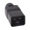 thumbnail image 2 of IEC 320 C20 16A 250V AC Plug,C20 Male DIY IEC C20 3 Pin Rewirable Plug,C20 Screw Lock, 2 of 8