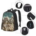 thumbnail image 2 of Balery Roman Chariot Horse Race Mochila para hombre y mujer - Tela Oxford 600D resistente - Gran capacidad, resistente al agua, ideal para la escuela, viajes y senderismo, 2 of 6
