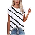 thumbnail image 1 of Birdeem T-Shirt Décontracté Mode pour Femmes Col Rond Manches Courtes Ample, 1 of 7