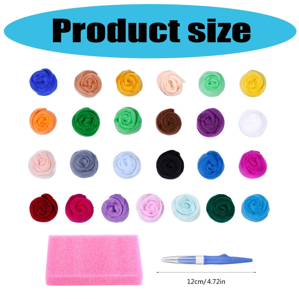 Needle Felting Supplies with Felting Needle Pen Wool Felted Tool for Beginner