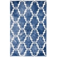 thumbnail image 3 of Safavieh Dip Dye Talbot Distressed Wool Area Rug, Navy/Ivory, 6' x 9', 3 of 12