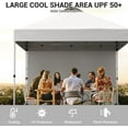 thumbnail image 4 of 10x10 Pop Up Canopy Tent, Portable Instant Commercial Canopy with 1 Sidewall, 4 of 5