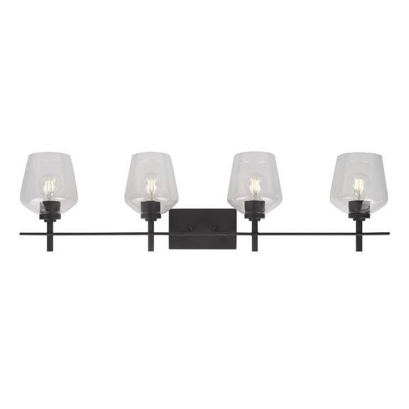 Forte Lighting - Chalice - 4 Light Bath Vanity In Transitional Style-9.5 Inches
