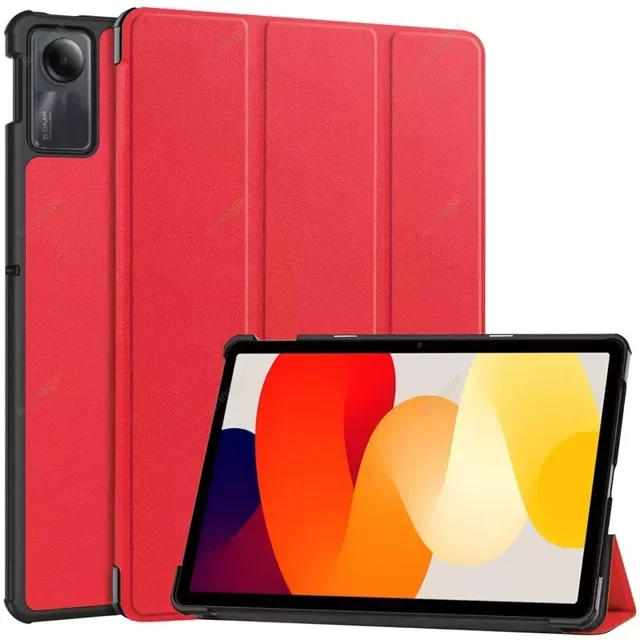 Étui Mignonne Unicorn pour Xiaomi Redmi Pad SE 2023 Case 11 Pouces 2023 Étui Arrière Rigide Peinte pour Tablette Xiaomi Redmi 10.6 Étui Rouge Redmi Pad SE 11 Pouces