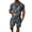 Gray, variant on AJZIOJIRO Men's Summer Casual T-Shirts Shorts Set Short Sleeve Cotton Shirt Tops Pants Set M-2XL