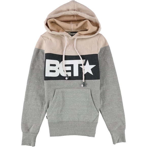 HoodieBuddie Womens Supersound BET Headphones Hoodie Sweatshirt graypink XS