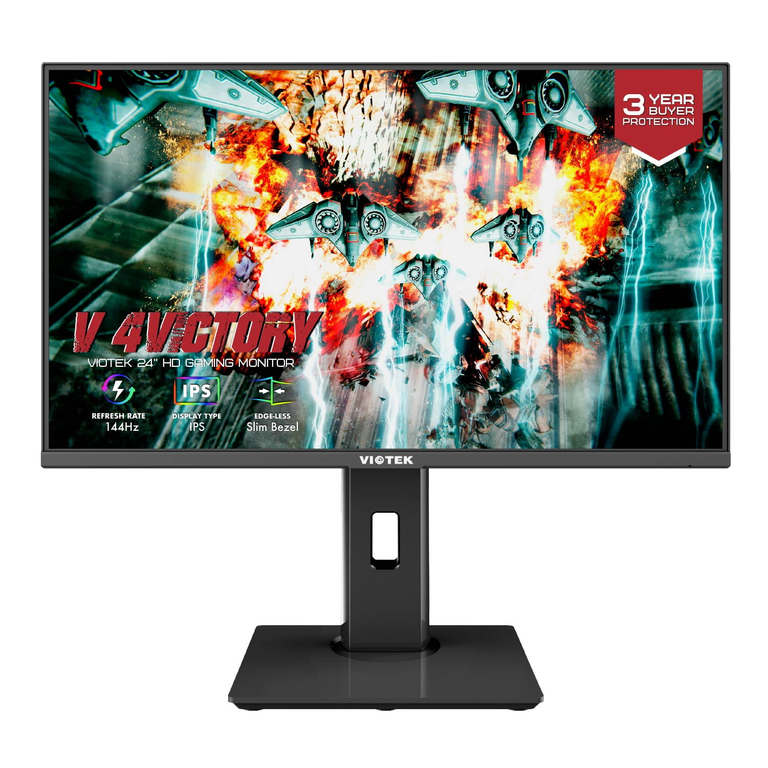 Viotek 24 inch IPS Gaming Monitor 144Hz 
