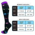 thumbnail image 5 of 6 Pairs Compression Socks for Women & Men Circulation - Best Support for Nurses,Running,Athletic,Sports, 5 of 7