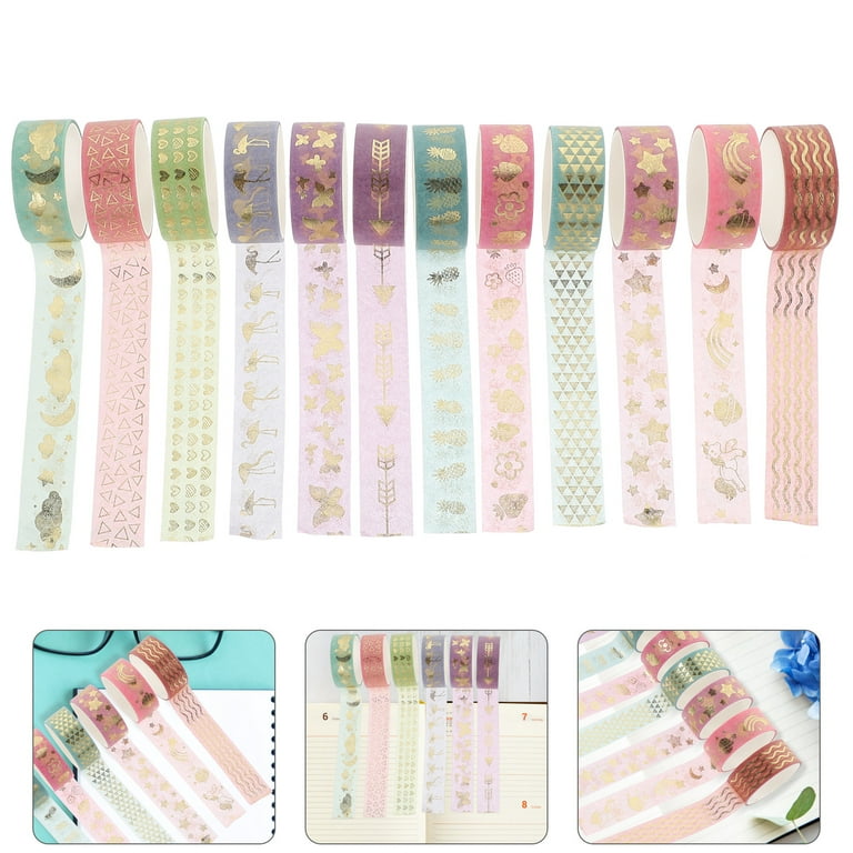 Washi Tape Set , For Diy Scrapbook , Diy Art & Crafts, 12pcs