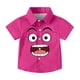 thumbnail image 3 of Las Niñas Serán Niñas Bruja Camisa Linda Impresión con Bolsillo Camisa de Manga Corta Casual para los Niños Camisa de Vestido de Manga Corta, 3 of 8