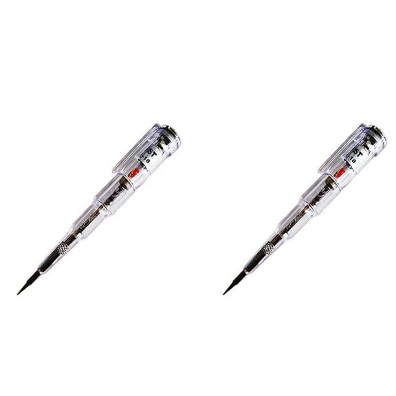 2X Waterproof Induced Electric Tester Pen Screwdriver Probe Light Voltage Tester Detector AC/DC 70-250V