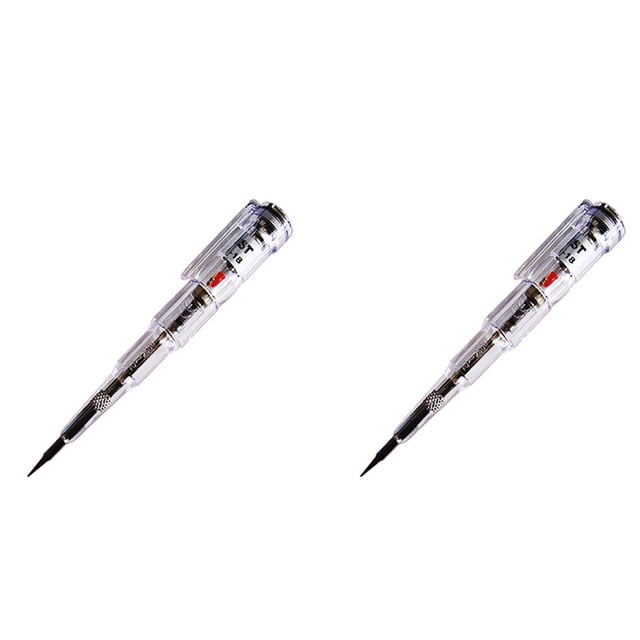 2X Probador Eléctrico Inducido Una Prueba de Agua Destornillador Sonda Probador de Voltaje de Luz Detector AC/DC 70-250V
