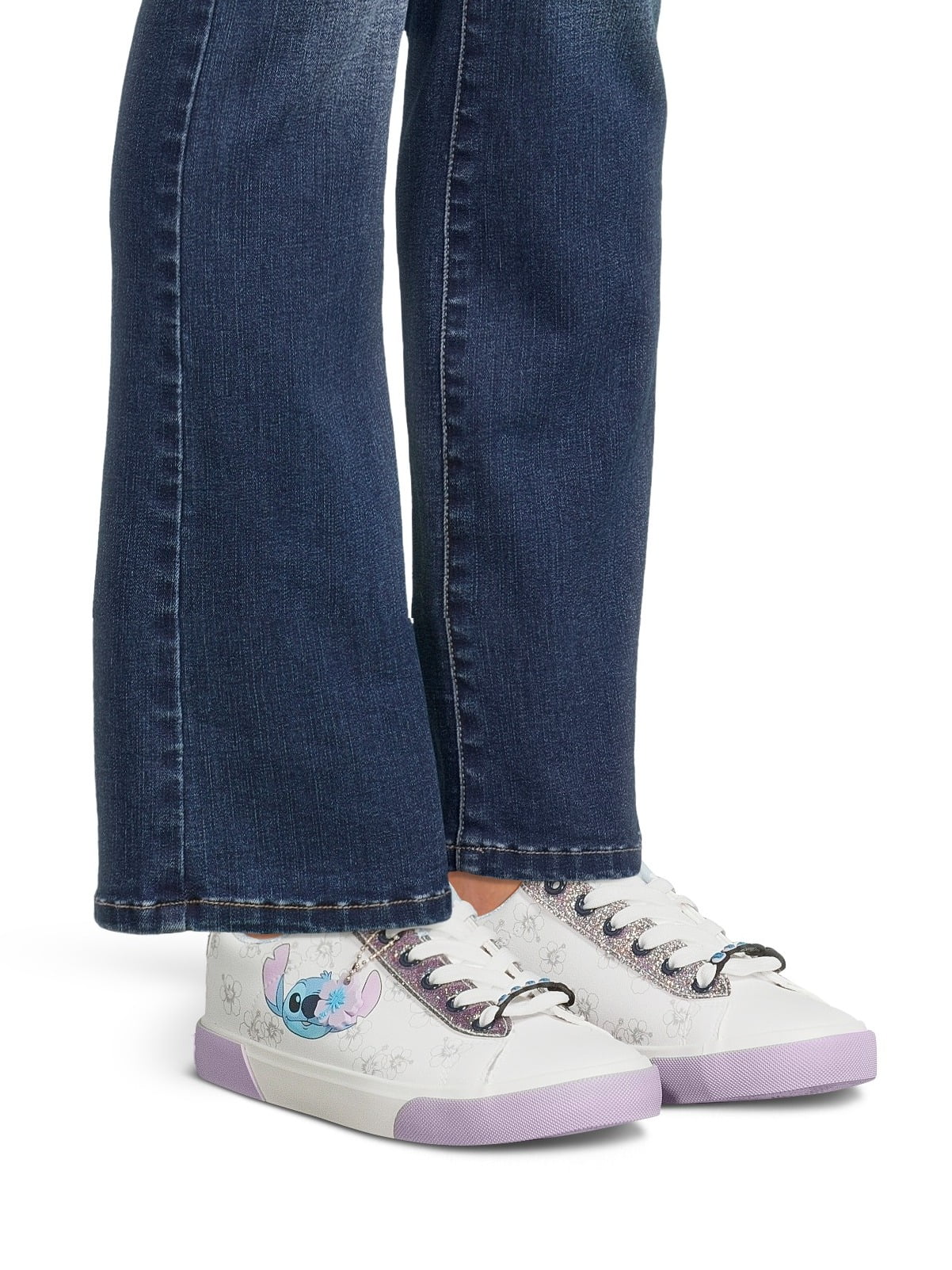 Disney Stitch Women's Low Top Lace Up Sneaker