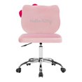 thumbnail image 2 of Silla de tocador IMPRESSIONS VANITY Hello Kitty giratoria rosa, 2 of 5