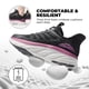 thumbnail image 3 of Zapatillas Deportivas para Mujer ALLSWIFIT para Correr y Tenis Slip-On Negro/Fucsia, 3 of 8