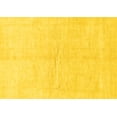 thumbnail image 1 of Ahgly Company Machine Washable Indoor Rectangle Solid Yellow Modern Area Rugs, 2' x 3', 1 of 4