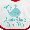 thumbnail image 4 of Inktastic My Aunt and Uncle Love Me Whale Boys or Girls Baby Bib, 4 of 4