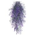 thumbnail image 1 of Inteprter 2 piezas de enredaderas artificiales de plástico resistentes y flexibles para una decoración versátil del hogar mantenimiento de Plantas Artificiales Púrpura 2, 1 of 6