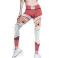 thumbnail image 3 of Ckdifva Cute Santa Claus Christmas Yoga Pants with Pockets for Women Workout Athletic Yoga Leggings, 3 of 7